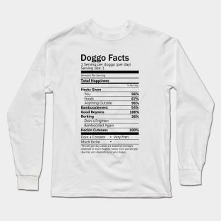 Doggo Facts Long Sleeve T-Shirt